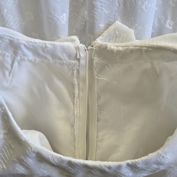 White Ruffled Prairie Dress - Picture 14 of 14